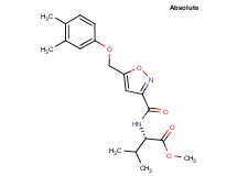 methyl N-({5-[(3,4-dimethylphenoxy)methyl]-3-isoxazolyl}carbonyl)-L-valinate