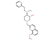 (3R*,4R*)-1-[(8-methoxy-2-quinolinyl)methyl]-4-{methyl[2-(2-pyridinyl)ethyl]amino}-3-piperidinol