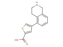 4-(1,2,3,4-tetrahydroisoquinolin-5-yl)thiophene-2-carboxylic acid