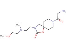 8-glycyl-3-{2-[(2-methoxyethyl)(methyl)amino]ethyl}-1-oxa-3,8-diazaspiro[4.5]decan-2-one dihydrochloride