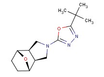 (1R*,2R*,6S*,7S*)-4-(5-tert-butyl-1,3,4-oxadiazol-2-yl)-10-oxa-4-azatricyclo[5.2.1.0~2,6~]decane