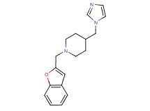1-(1-benzofuran-2-ylmethyl)-4-(1H-imidazol-1-ylmethyl)piperidine
