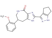 7-(2-methoxyphenyl)-2-(1,4,5,6-tetrahydrocyclopenta[c]pyrazol-3-yl)-5,6,7,8-tetrahydroimidazo[4,5-c]azepin-4(1H)-one