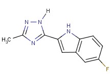 5-fluoro-2-(3-methyl-1H-1,2,4-triazol-5-yl)-1H-indole