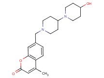7-[(4-hydroxy-1,4'-bipiperidin-1'-yl)methyl]-4-methyl-2H-chromen-2-one