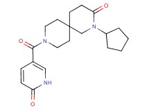 2-cyclopentyl-9-[(6-oxo-1,6-dihydropyridin-3-yl)carbonyl]-2,9-diazaspiro[5.5]undecan-3-one