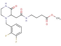 methyl 4-({[1-(2,3-difluorobenzyl)-3-oxo-2-piperazinyl]acetyl}amino)butanoate