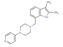 2,3-dimethyl-7-[(4-pyridin-4-ylpiperazin-1-yl)methyl]-1H-indole