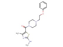 N,4-dimethyl-5-{[4-(2-phenoxyethyl)-1-piperazinyl]carbonyl}-1,3-thiazol-2-amine