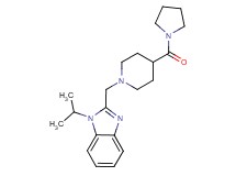 1-isopropyl-2-{[4-(pyrrolidin-1-ylcarbonyl)piperidin-1-yl]methyl}-1H-benzimidazole