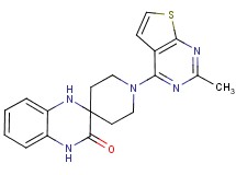 1-(2-methylthieno[2,3-d]pyrimidin-4-yl)-1',4'-dihydro-3'H-spiro[piperidine-4,2'-quinoxalin]-3'-one