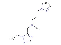 N-[(1-ethyl-1H-1,2,4-triazol-5-yl)methyl]-N-methyl-3-(1H-pyrazol-1-yl)propan-1-amine