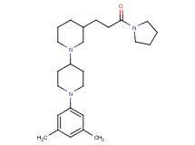 1'-(3,5-dimethylphenyl)-3-[3-oxo-3-(1-pyrrolidinyl)propyl]-1,4'-bipiperidine