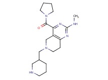 N-methyl-6-(3-piperidinylmethyl)-4-(1-pyrrolidinylcarbonyl)-5,6,7,8-tetrahydropyrido[4,3-d]pyrimidin-2-amine