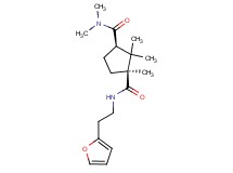 (1S*,3R*)-N~1~-[2-(2-furyl)ethyl]-N~3~,N~3~,1,2,2-pentamethyl-1,3-cyclopentanedicarboxamide