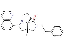 (3aS*,5S*,9aS*)-2-(2-phenylethyl)-5-(8-quinolinyl)hexahydro-7H-pyrrolo[3,4-g]pyrrolizin-1(2H)-one