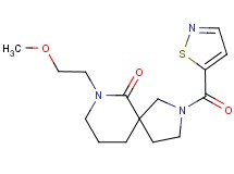 2-(isothiazol-5-ylcarbonyl)-7-(2-methoxyethyl)-2,7-diazaspiro[4.5]decan-6-one