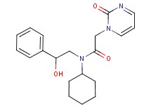 N-cyclohexyl-N-(2-hydroxy-2-phenylethyl)-2-(2-oxopyrimidin-1(2H)-yl)acetamide