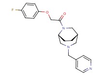 (1S*,5R*)-6-[(4-fluorophenoxy)acetyl]-3-(4-pyridinylmethyl)-3,6-diazabicyclo[3.2.2]nonane