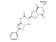 N-[(7S,8aS)-2-methyl-1,4-dioxooctahydropyrrolo[1,2-a]pyrazin-7-yl]-N'-(1-methyl-3-phenyl-1H-pyrazol-5-yl)urea