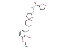 N-{[8-(3-ethoxy-2-hydroxybenzyl)-1-oxa-8-azaspiro[4.5]dec-2-yl]methyl}tetrahydro-2-furancarboxamide