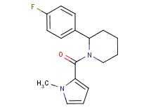 2-(4-fluorophenyl)-1-[(1-methyl-1H-pyrrol-2-yl)carbonyl]piperidine