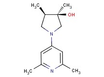 (3R*,4R*)-1-(2,6-dimethyl-4-pyridinyl)-3,4-dimethyl-3-pyrrolidinol