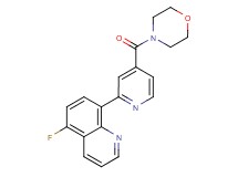 5-fluoro-8-[4-(morpholin-4-ylcarbonyl)pyridin-2-yl]quinoline