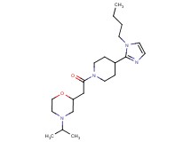 2-{2-[4-(1-butyl-1H-imidazol-2-yl)piperidin-1-yl]-2-oxoethyl}-4-isopropylmorpholine