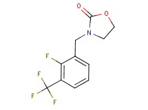 3-[2-fluoro-3-(trifluoromethyl)benzyl]-1,3-oxazolidin-2-one