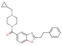 5-{[4-(cyclopropylmethyl)-1-piperazinyl]carbonyl}-2-(2-phenylethyl)-1,3-benzoxazole