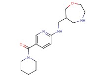 N-(1,4-oxazepan-6-ylmethyl)-5-(1-piperidinylcarbonyl)-2-pyridinamine dihydrochloride