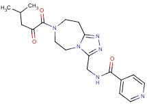 N-{[7-(4-methyl-2-oxopentanoyl)-6,7,8,9-tetrahydro-5H-[1,2,4]triazolo[4,3-d][1,4]diazepin-3-yl]methyl}isonicotinamide