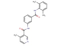 N-(3-{[(2,6-dimethylphenyl)amino]carbonyl}phenyl)-4-methylnicotinamide
