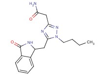 2-{1-butyl-5-[(3-oxo-2,3-dihydro-1H-isoindol-1-yl)methyl]-1H-1,2,4-triazol-3-yl}acetamide