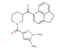 1,2-dihydro-5-acenaphthylenyl{1-[(1,5-dimethyl-1H-pyrazol-3-yl)carbonyl]-3-piperidinyl}methanone