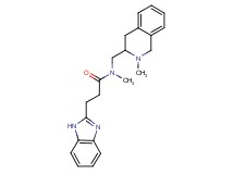 3-(1H-benzimidazol-2-yl)-N-methyl-N-[(2-methyl-1,2,3,4-tetrahydro-3-isoquinolinyl)methyl]propanamide