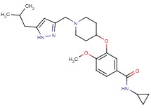 N-cyclopropyl-3-({1-[(5-isobutyl-1H-pyrazol-3-yl)methyl]-4-piperidinyl}oxy)-4-methoxybenzamide