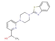 1-{6-[4-(1,3-benzothiazol-2-yl)-1-piperazinyl]-2-pyridinyl}ethanol