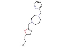 1-[(5-propyl-2-furyl)methyl]-4-(pyridin-2-ylmethyl)-1,4-diazepane