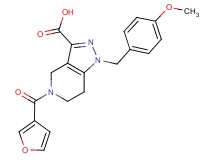 5-(3-furoyl)-1-(4-methoxybenzyl)-4,5,6,7-tetrahydro-1H-pyrazolo[4,3-c]pyridine-3-carboxylic acid