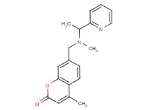 4-methyl-7-{[methyl(1-pyridin-2-ylethyl)amino]methyl}-2H-chromen-2-one