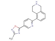 5-[5-(3-methyl-1,2,4-oxadiazol-5-yl)pyridin-2-yl]-1,2,3,4-tetrahydroisoquinoline