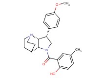 2-{[(3R*,3aR*,7aR*)-3-(4-methoxyphenyl)hexahydro-4,7-ethanopyrrolo[3,2-b]pyridin-1(2H)-yl]carbonyl}-4-methylphenol