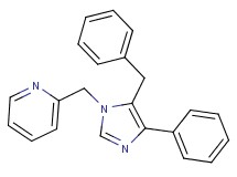 2-[(5-benzyl-4-phenyl-1H-imidazol-1-yl)methyl]pyridine