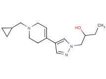 1-{4-[1-(cyclopropylmethyl)-1,2,3,6-tetrahydropyridin-4-yl]-1H-pyrazol-1-yl}butan-2-ol