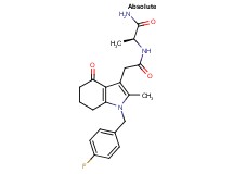 N~2~-{[1-(4-fluorobenzyl)-2-methyl-4-oxo-4,5,6,7-tetrahydro-1H-indol-3-yl]acetyl}-L-alaninamide