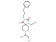 1-ethyl-8-(2-hydroxy-1-methylethyl)-3-[3-(3-pyridinyl)propyl]-1,3,8-triazaspiro[4.5]decane-2,4-dione