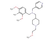 (2,4-dimethoxy-3-methylbenzyl){[1-(2-methoxyethyl)-4-piperidinyl]methyl}(4-pyridinylmethyl)amine