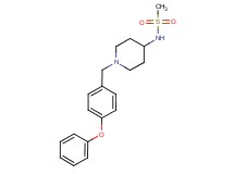 N-[1-(4-phenoxybenzyl)piperidin-4-yl]methanesulfonamide